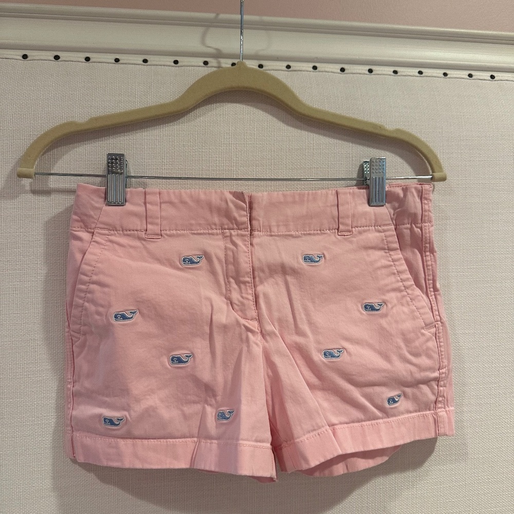 Pink vineyard vines girls shorts